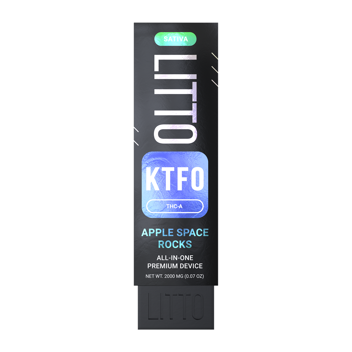 All-in-One Device - KTFO - Sativa - THCA - Apple Space Rocks - 2G