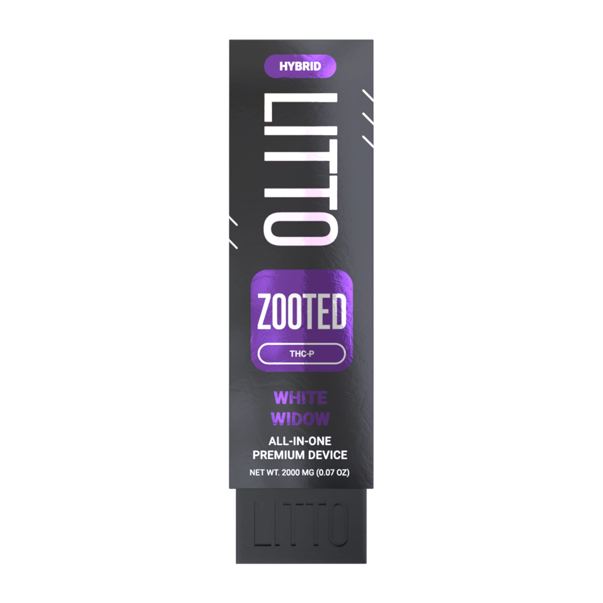 All-In-One Device - ZOOTED - Hybrid - THC-P - White Widow - 2G Forest Promos All-In-One Device - ZOOTED - Hybrid - THC-P - White Widow - 2G Forest Promos
