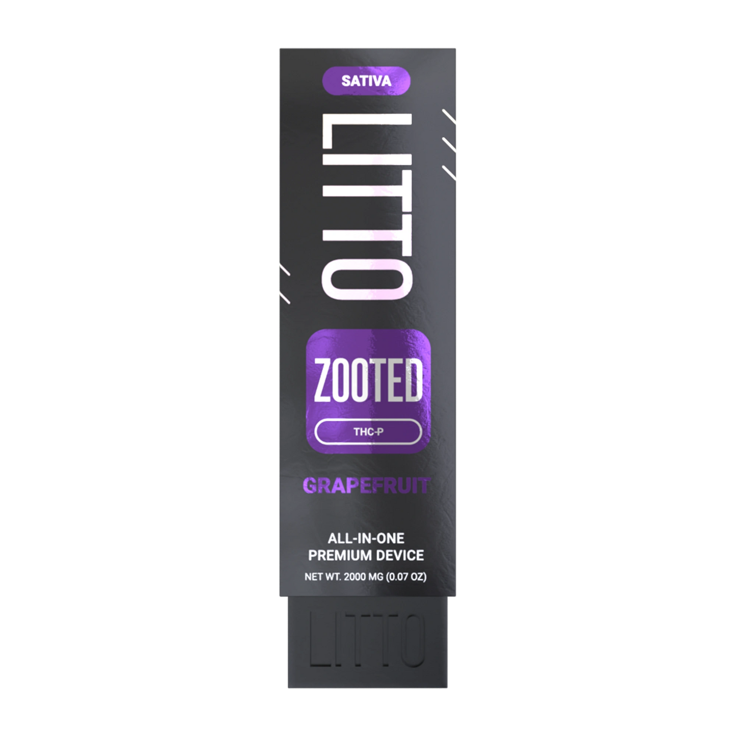 All-in-One Device - ZOOTED - Sativa - THC-P - Grapefruit - 2G