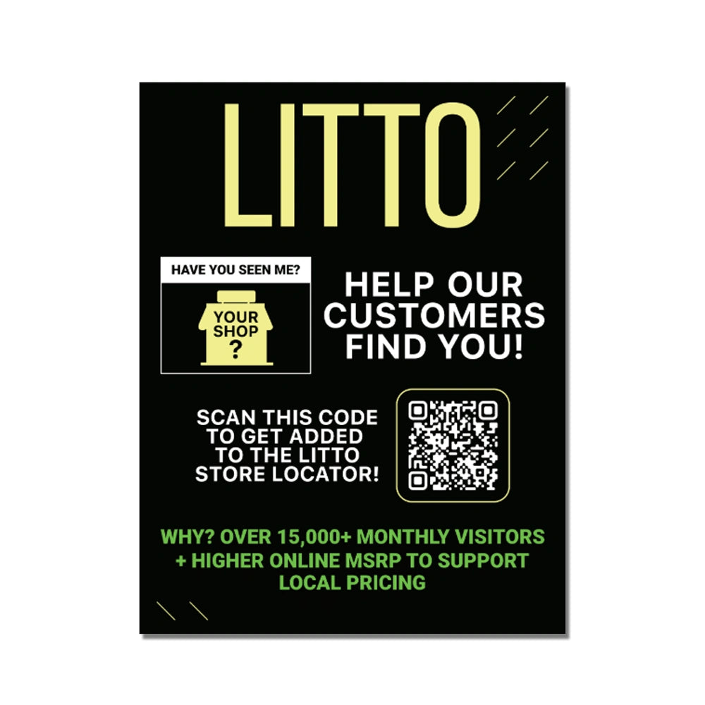 BA Kits - LITTO H - Store Locator Code Counter Sign