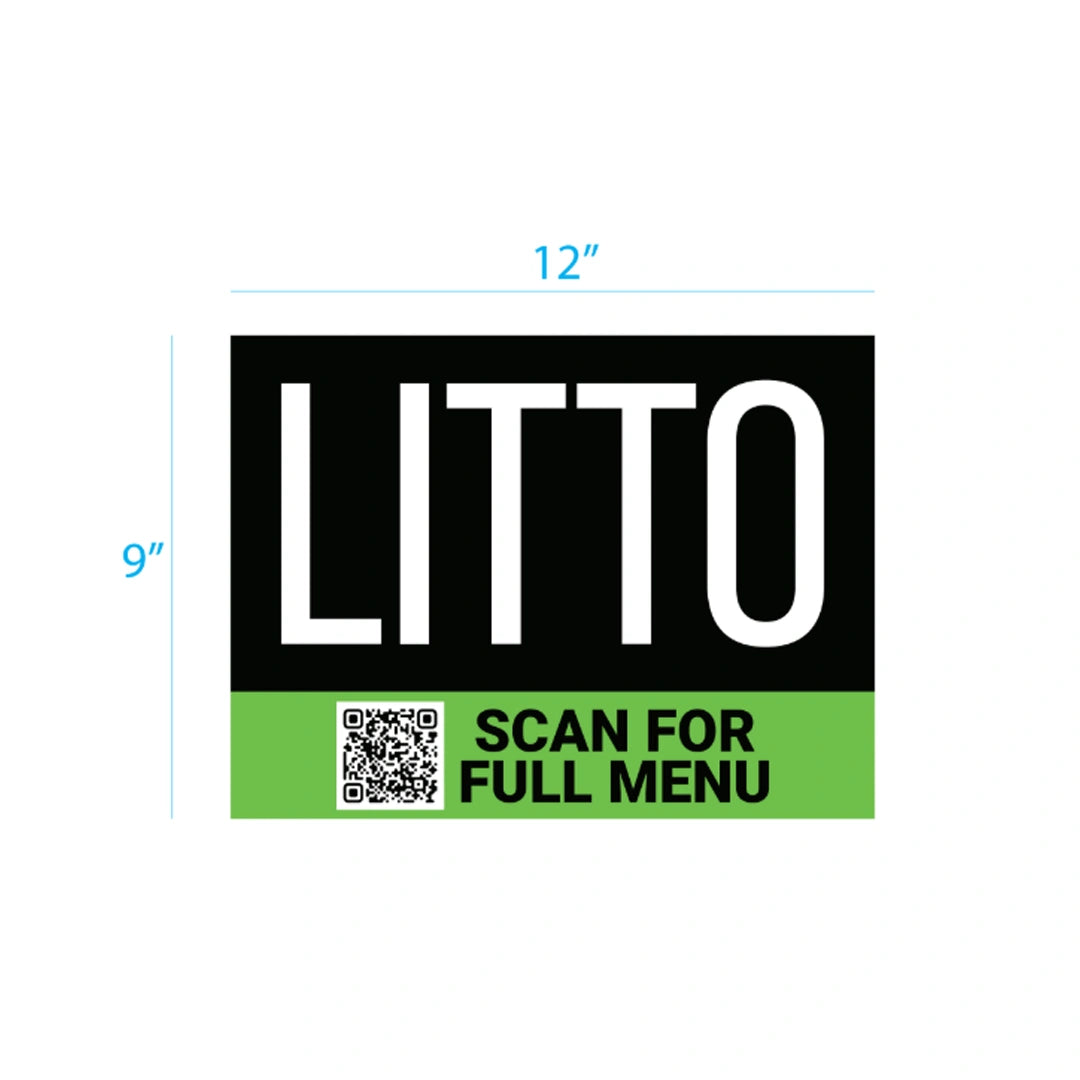 BA Kits - Distributors - Branded menu stickers - LITTO
