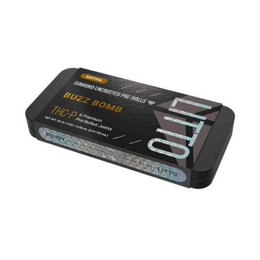 THC-P - Diamond Encrusted Pre-rolls - Sativa - Buzz Bomb