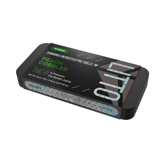 THC-P - Diamond Encrusted Pre-rolls - hybrid - Peach Cobbler