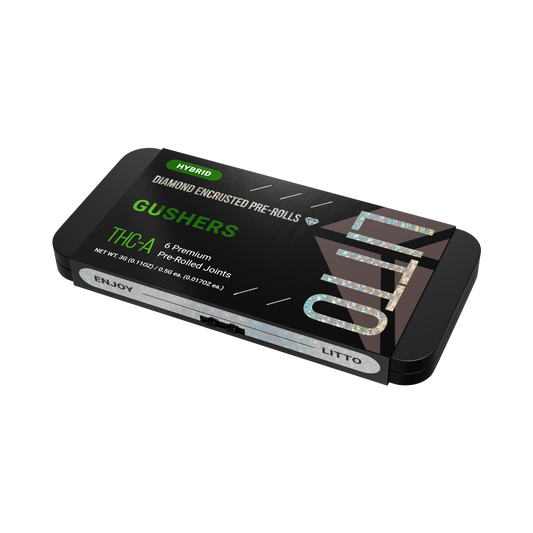 THC-A - Diamond Encrusted Pre-rolls - Hybrid - Gushers