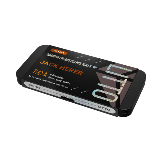 THC-A - Diamond Encrusted Pre-rolls - Sativa - Jack Herer