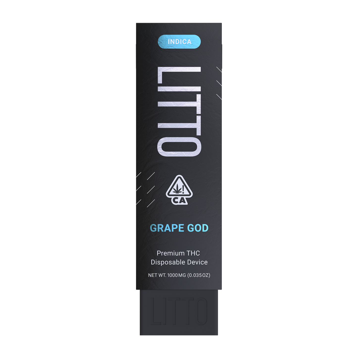 Litto Disposable Vape Pen - Indica 1000mg - Grape God