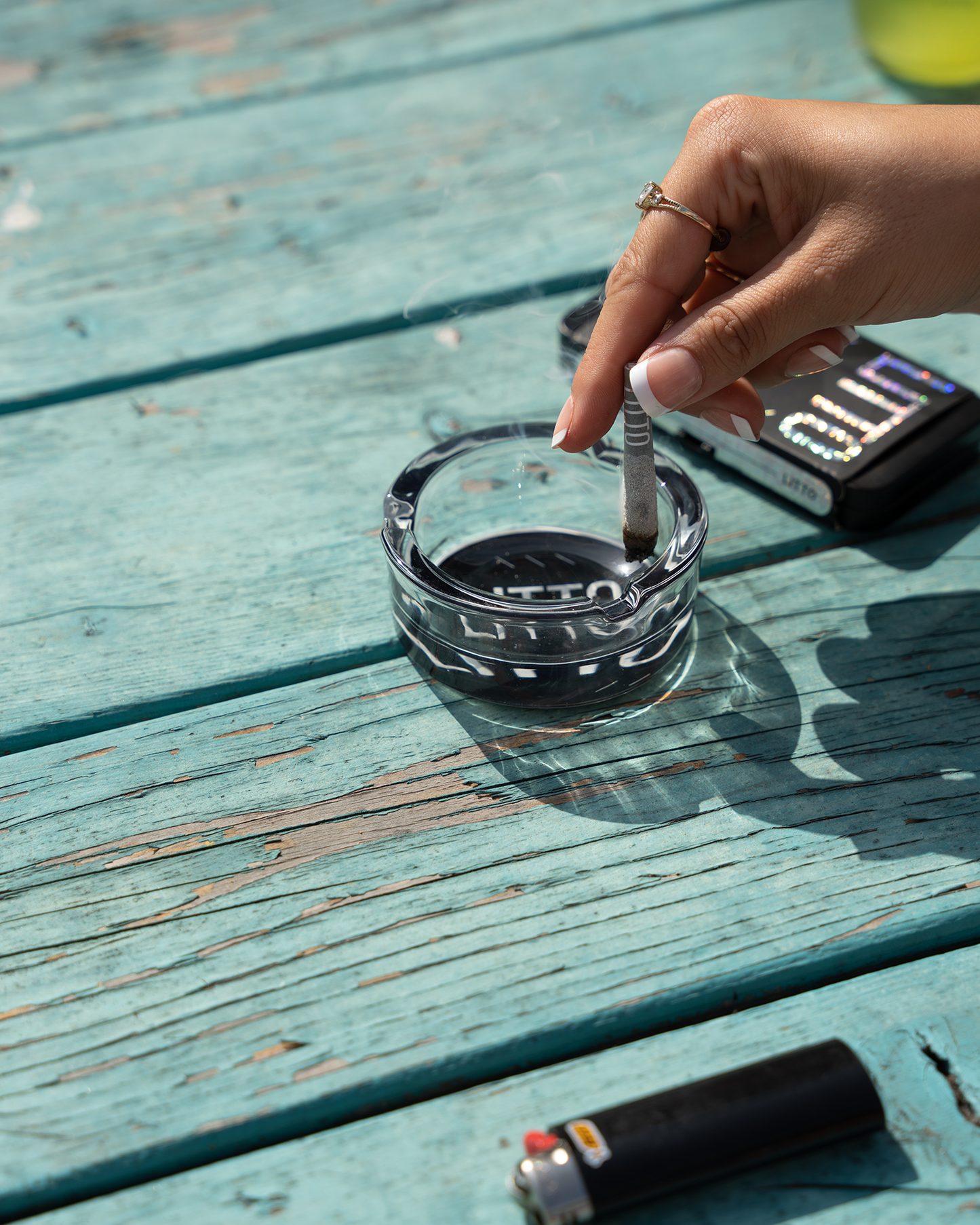 Logo Glass Ashtray