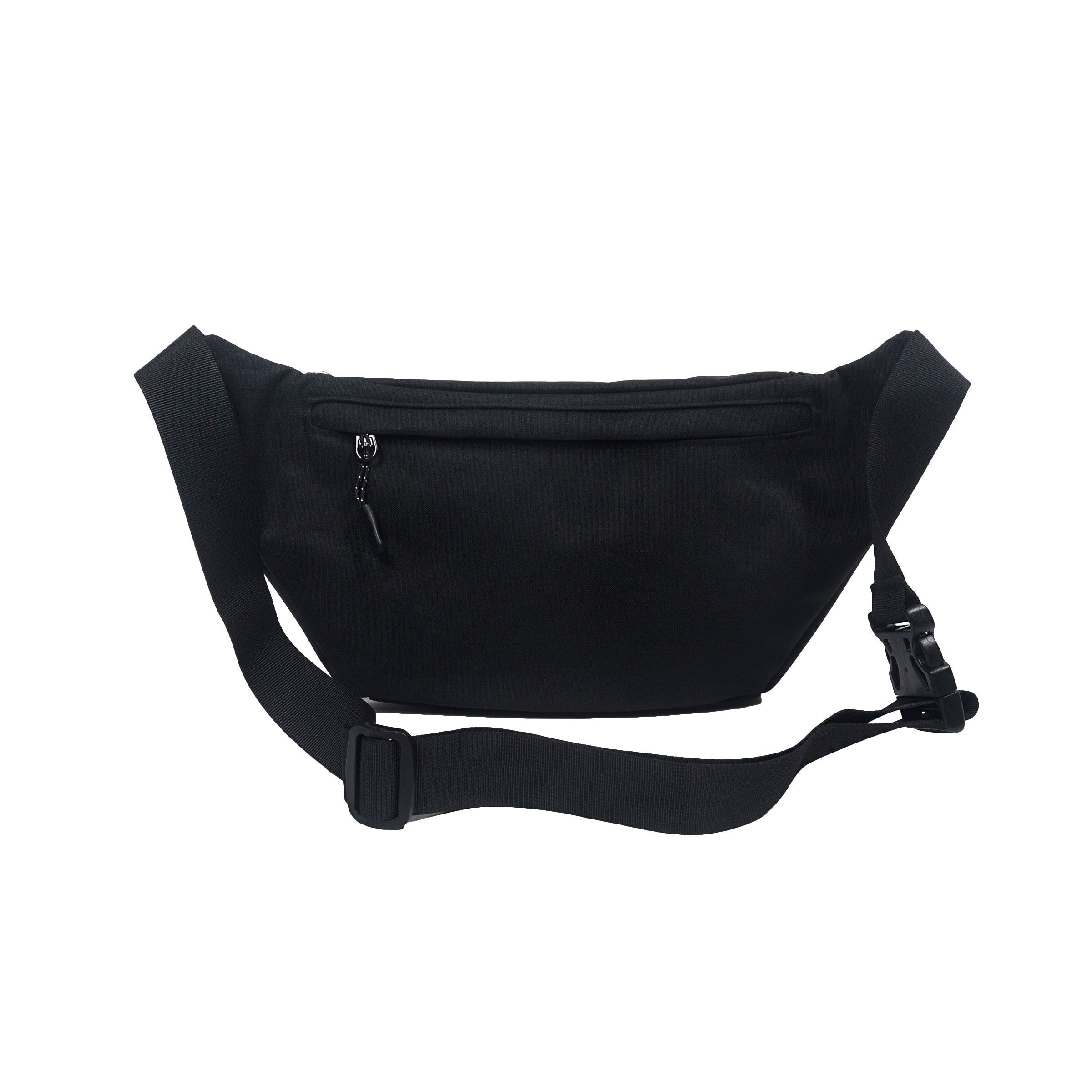 Plain black store fanny pack